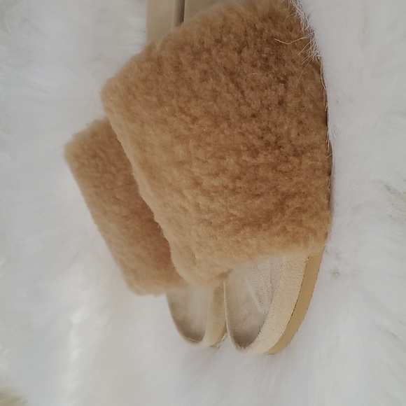 🌟  NWOT Jenni Kayne Shearling Slide Sandals - Picture 4 of 16